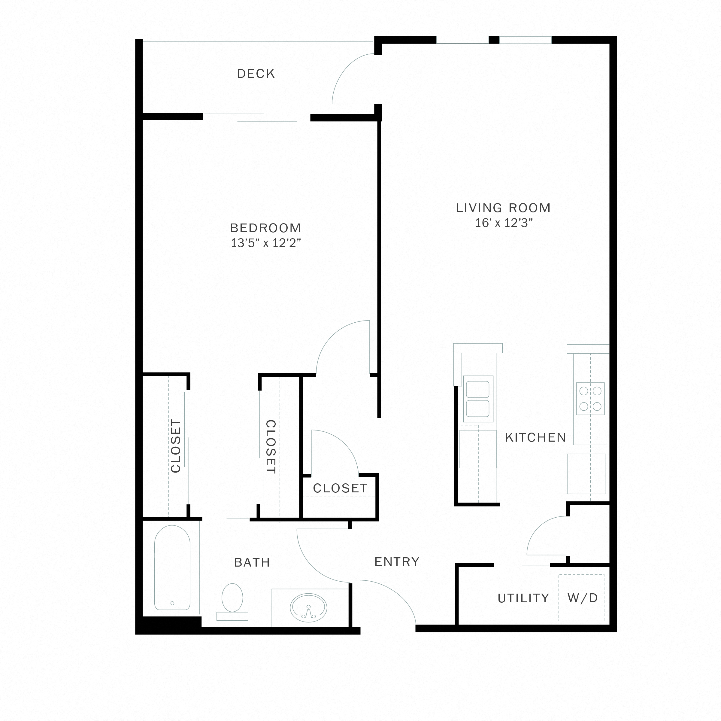1E floor plan